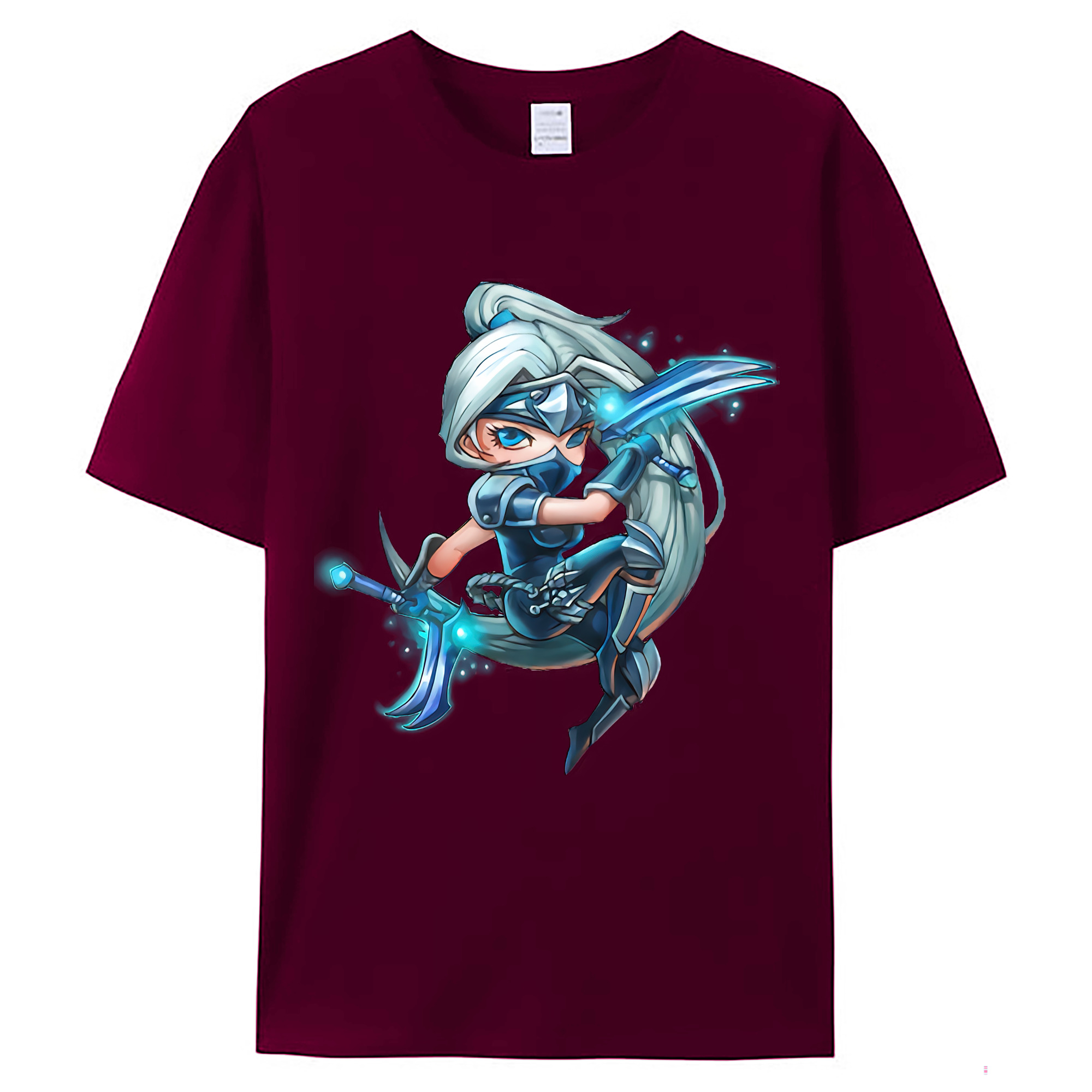 （画像用） リーグ・オブ・レジェンド League of Legends LOL レディースカジュアルプリントTシャツ（綿100％）